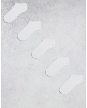 ASOS 5 Pack Sneaker Socks - White