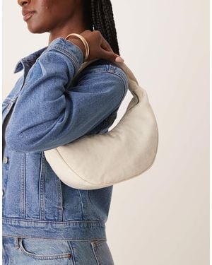 Calvin Klein – schultertasche aus nylon - Blau