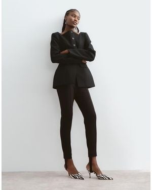 ARRANGE Skinny Trousers With Stirrup - Black