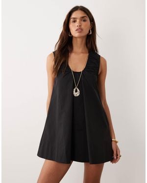 BRONZE SNAKE – sydney – mini-hängerkleid - Schwarz