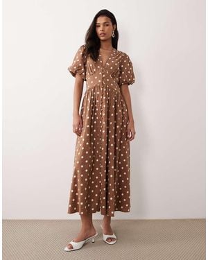 Nobody's Child Starlight Midi Dress - Brown