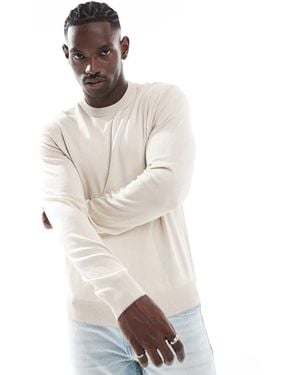 River Island Maglione Color Pietra - Bianco
