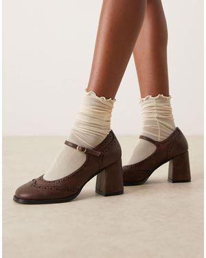 Glamorous – mary-jane-schuhe - Natur