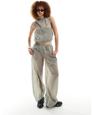 Weekday Coraline - pantalon - Blanc
