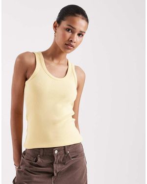 JJXX Frida Ribbed Vest - Natural