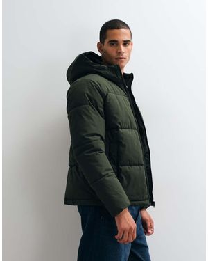 Jack & Jones Hooded Puffer Jacket - Green
