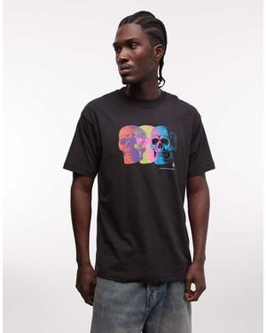 Vans Bone Head Oversized Graphic T-shirt - Black