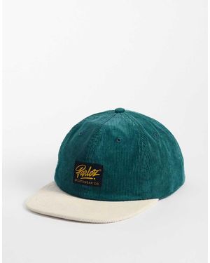 Parlez Cappellino A 6 Pannelli Con Logo Chester Scuro - Verde