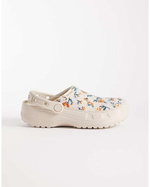 Crocs™ Classic Crafted Floral Clog - Natural