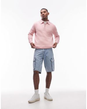 Levi's 478 - short cargo en jean - délavé - Rose