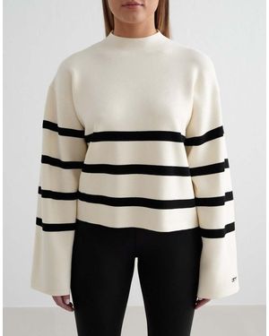 Aim'n Almond Perfect Knit Long Sleeve - Grey