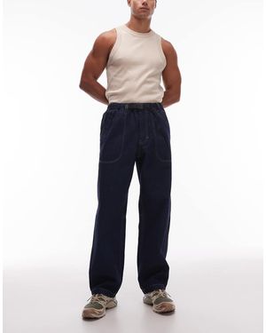 Gramicci Losvallende Jeans Van Japanse Slubdenim - Blauw