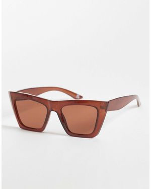 ASOS – cat-eye-sonnenbrille - Pink