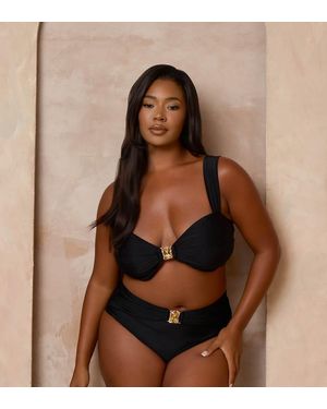 Moda Minx Curve X Alessa Tyrrell-Charles - Marrone