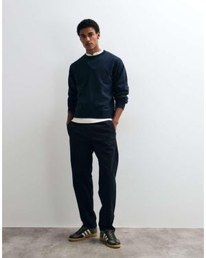 Jack & Jones Pantalones Rectos Con Cordón Ajustable En - Azul