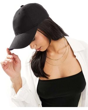 Accessorize Cotton Baseball Cap - Black