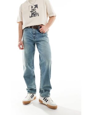 ASOS – stretch-jeans mit geradem schnitt - Blau