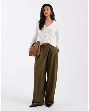 Mango – teen – strickjacke - Natur