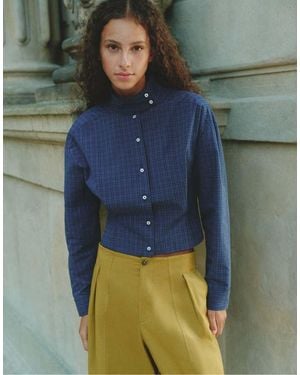 Pull&Bear Camicia Oversize - Blu