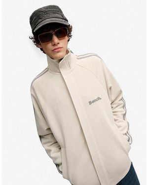 Bench x Superdry & Co High Neck Stripe Track Top - Blue