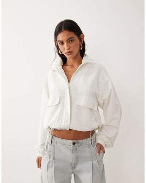 Cotton On Active Utility Windbreaker - White