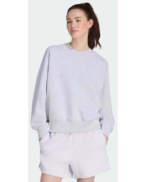 adidas Originals Soft Lux Loose Sweatshirt - White