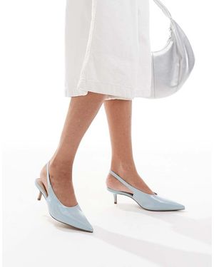 ALDO Oceweth Slingback Kitten Heeled Shoes - White