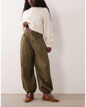 Brave Soul Balloon Trousers - Natural