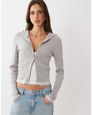 Cotton On Everfine Hooded Knit - Grey