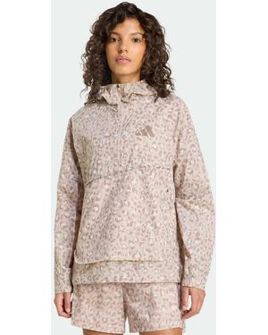 adidas Originals Terrex Xploric Clima365 Printed Wind Anorak - Natural