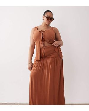 Esmee Curve Esmée Curve Beach Maxi Skirt - Brown