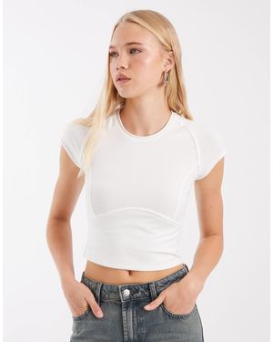 Free People Protagonist-t-shirt - Weiß