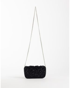 ASOS Crossbody Met Flap En Versiering - Wit