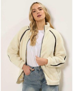 Long Tall Sally Fleece Jacket - Natural