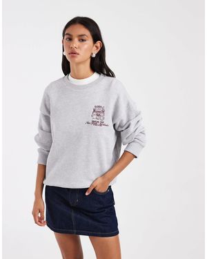 GANT Logo Sweatshirt - White