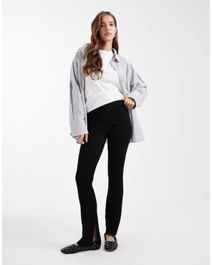 Mango Teen Flared leggings - White