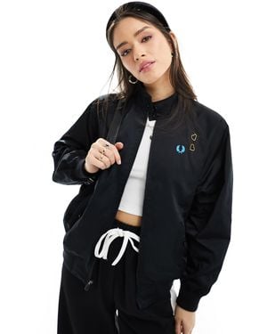 Fred Perry Laurel wreath – harringtonjacke - Schwarz