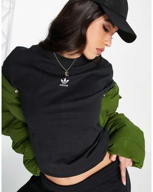 adidas Originals Trefoil Essentials T-Shirt - Black