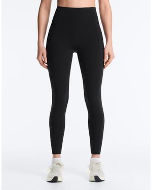 Oysho Compressive Pocket High-Rise 65Cm Ankle-Length Leggings - Black