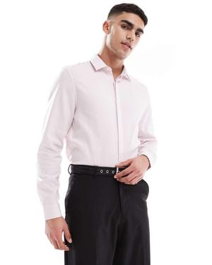 ASOS Formal Textured Shirt - White