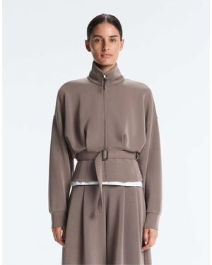 Oysho – jacke aus weichem modal - Braun