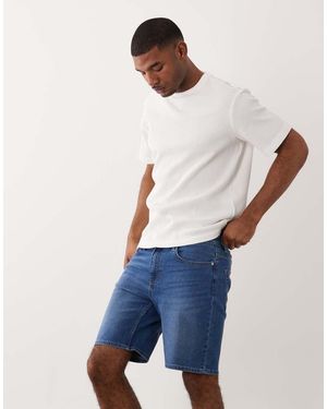 Only & Sons Regular Fit Denim Shorts - Natural