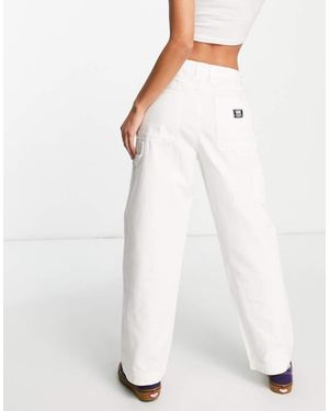 Vans Pantalones Blanco Hueso Ground Work De