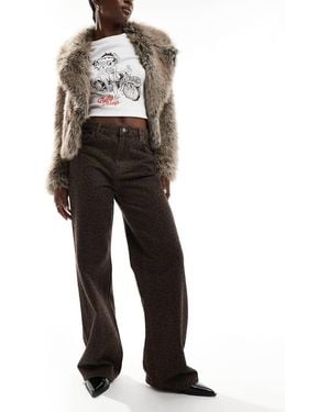 Stradivarius Straight Leg Jean - Black