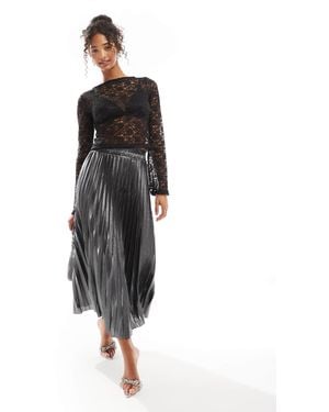 ONLY Pleated Maxi Skirt - Black