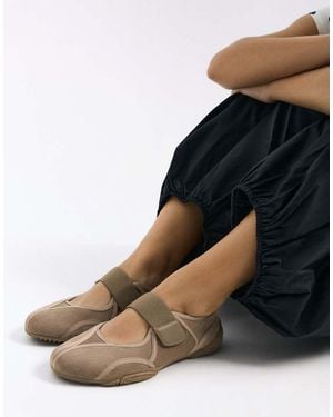 Bershka Sports Ballet Flats - Blue