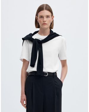 SELECTED Camiseta De - Blanco