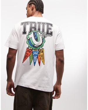 TRUE RELIGION Pennants T-shirt - White