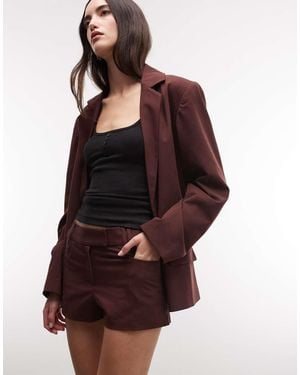 Collusion Micro Shorts - Red