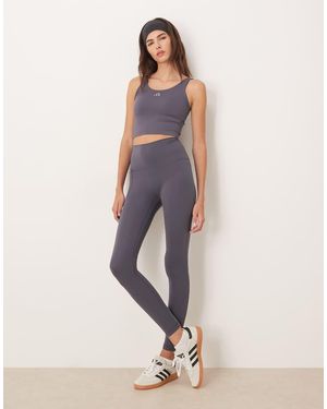 adidas Originals Three Stripes Studios leggings - Natural
